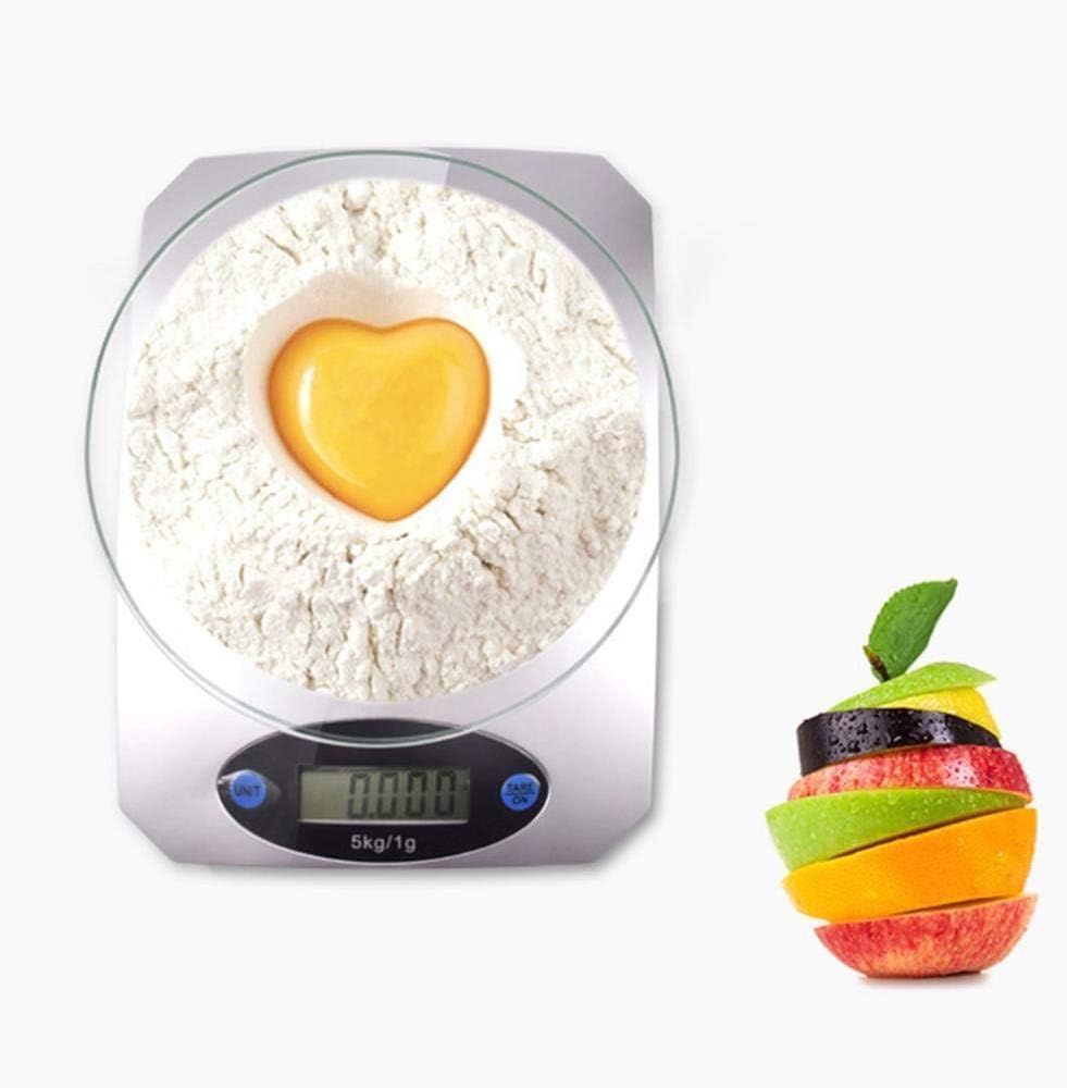 Szklana waga do żywności 5Kg/1G szkło hartowane do pieczenia waga elektroniczna Mini kuchnia cyfrowa waga gramowa do domu