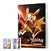 Classeur Cartes à collectionner, Album Compatible Avec Cartes Pokemon, Porte Carte Livre Carte, 30 Pages Peut Contenir Jusqu'à 240 Cartes