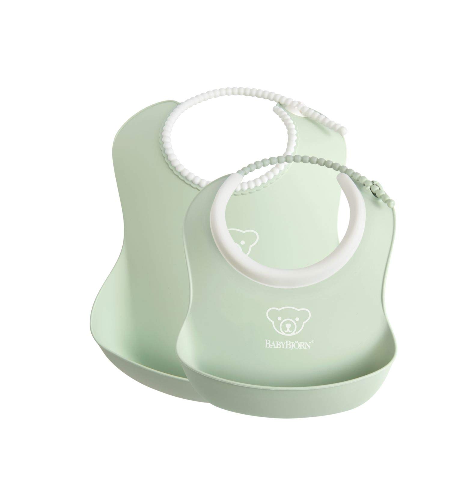 BabyBjörn Ensemble Bavoirs, Vert pastel