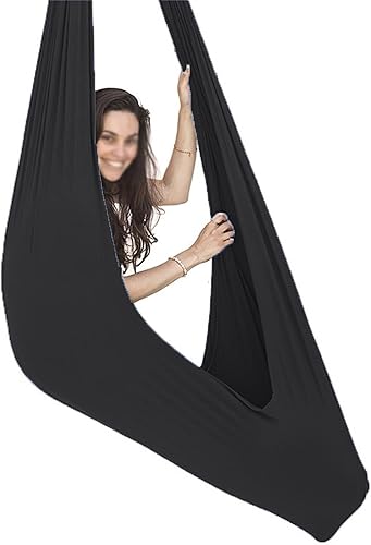 XMSM Hamaca sensorial para niños silla colgante para actividades al aire libre terapia de interior columpio de jardín para autismo Aspergers TDAH