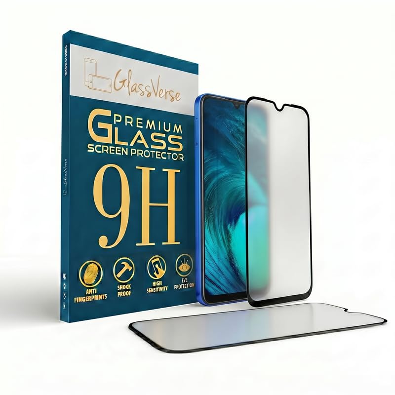 Image of GlassVerse Matte Tempered Glass for Vivo S1 | Anti Glare, Smooth Touch Screen Protector, 9H Hardness, Edge to Edge, Case Friendly, Hassle-less Installation Kit Included. (Pack of 2)