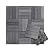 NewTechWood – UltraShield Naturale Deck Tiles for Outdoor Flooring, Weather-Resistant Patio Flooring, Set of 10 1x1-foot Interlocking Deck Tiles, Outdoor Patio Tiles, Westminster Gray