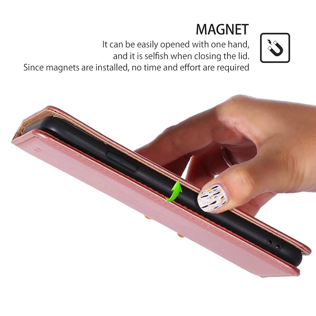 GOGME Cover per Nokia G21 / Nokia G11 Cover a Portafoglio, Pelle Premium PU Chiusura Magnetica a Scatto Ultra Sottile Flip Custodia con [Supporto di Stand] [Carte Slot], Nero