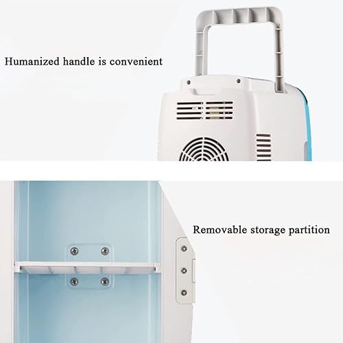 Miniatura 5 de Mini Fridge Mini Fridge Cooler & Warmer 6L Capacity, Compact, Portable And Quiet For Car Home Office Dorm Skincare Cosmetics(ColorWhite) (Pink)