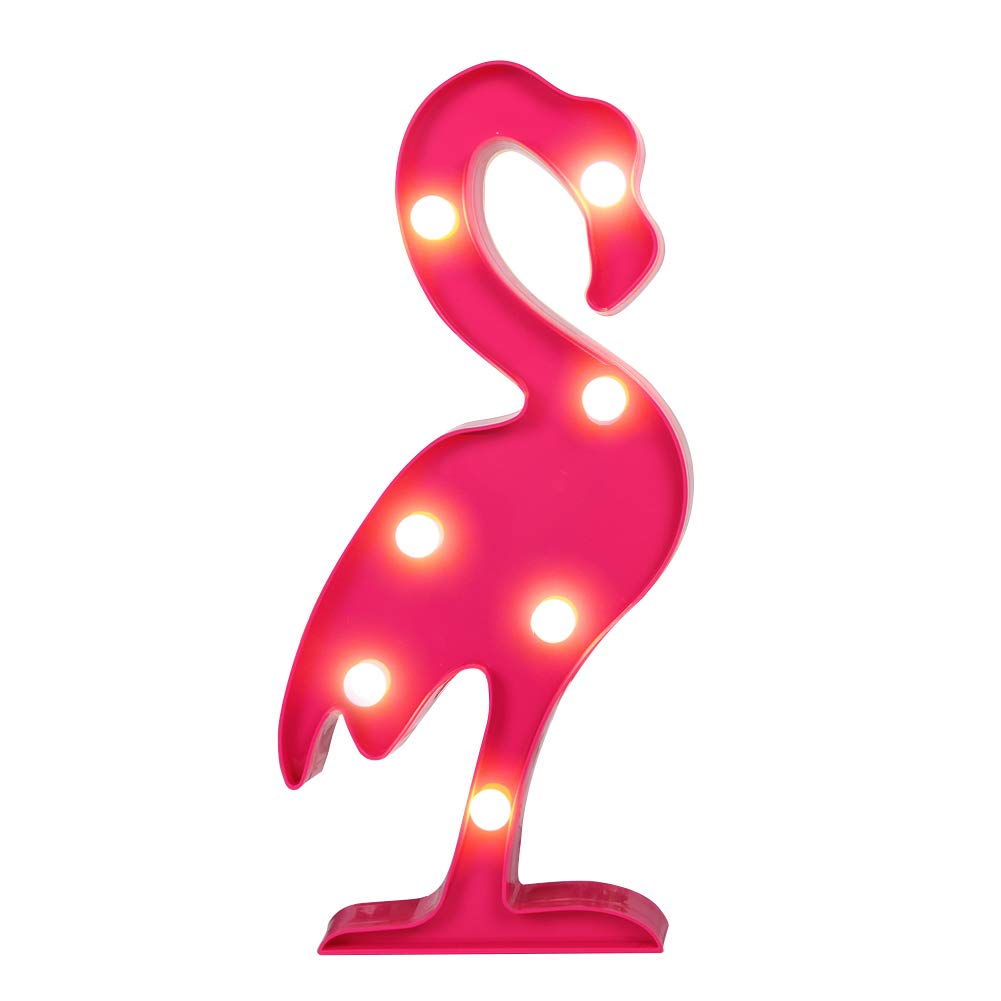 Flamingo LED Light Decorative Marquee Signs Letter Night Light Wall Decoration for Living Room,Bedroom,Home, Christmas