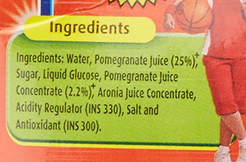 Image of DABUR Real Pomegranate Fruit Juice -1L (Pack Of 4) | Rich In Vitamin C | No Added Preservatives, No Artificial Colors & Flavours | Goodness Of Best Fruits | Daily Dose Of Fruit Nutrition