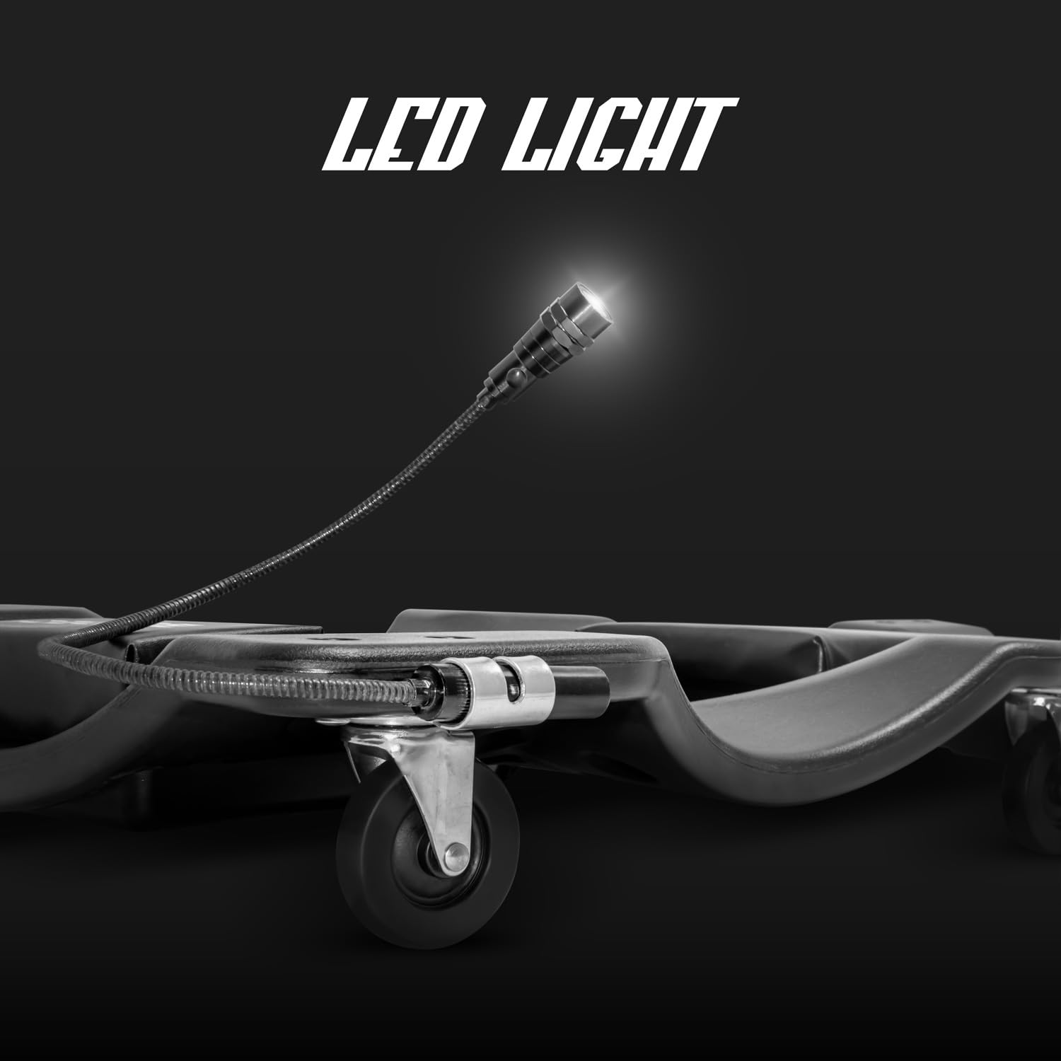 Carrello Sotto Auto BOUDECH Snake - Con Luce LED E Poggiatesta