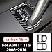 Produktbild FSXTLLL Carbon Fensterheber Schalter Knöpfe Zierrahmen, Für Audi TT 8n 8J MK123 TTRS 2008 2014