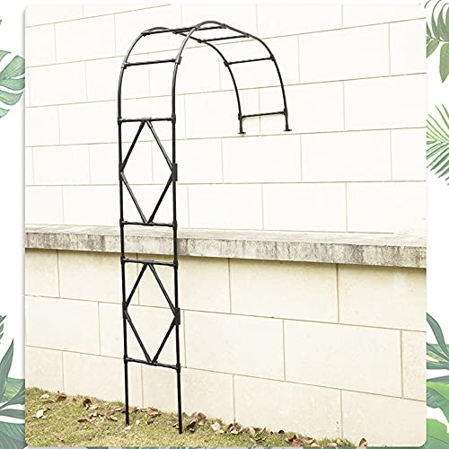 Arche de jardin modulable en métal noir avec assemblage libre facile