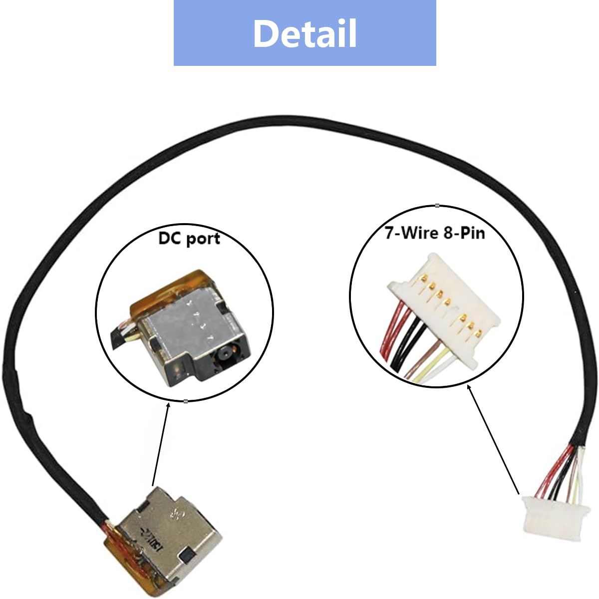 Connecteur D'alimentation DC Pour PC Portable HP Pavilion - Jack De Charge Générique, Neuf