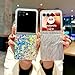 Compatible with Motorola Razr 2025/2024 Case Cute Glitter Shiny Laser Pattern Aesthetic Shockproof Hard Protective Phone Cover for Women Girls for Motorola Razr 2025/2024