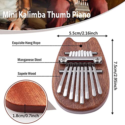 Babioms Mini Kalimba 8 Touches de Haute Qualité, Piano à Pouce Portable, Instrument de Musique, pour Piano à Pouce et… - Les Beatles, Paul McCartney, John Lennon, RIngo Starr, George Harrison Babioms Mini Kalimba 8 Touches de Haute Qualité, Piano à Pouce Portable, Instrument de Musique, pour Piano à Pouce et… – Image 3