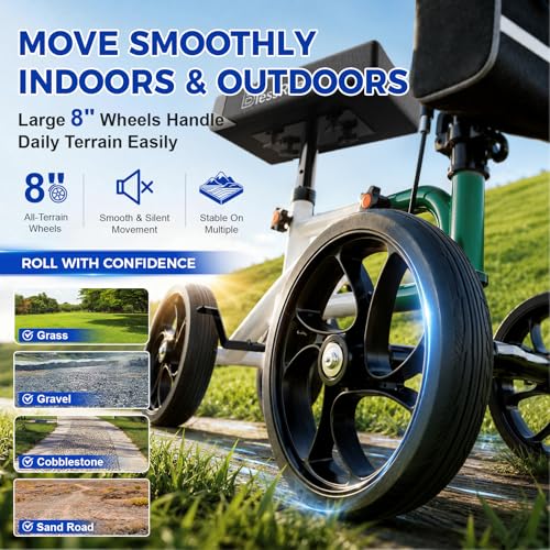 Image of BlessReach Lightweight Knee Scooter for Adults for Foot Injuries,Knee Pad