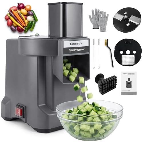 Coupe Légumes en Cubes Électrique Coupe Fruits Professionnel coupe legumes multifonctions electrique,coupe légumes électrique coupe legume cube avec 2...