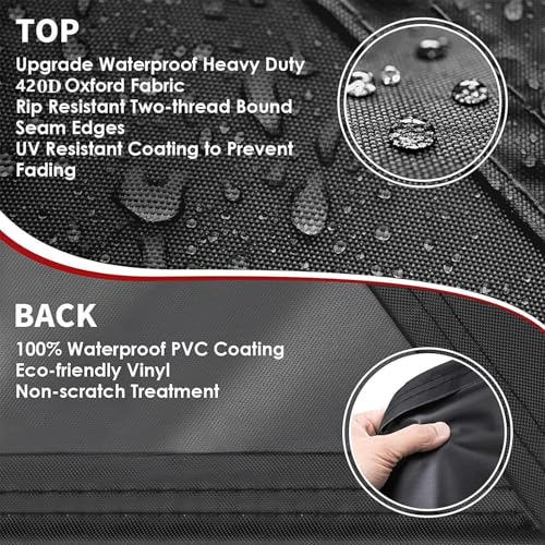 Fundas para Sillas Mecedoras De Exterior en Tejido Oxford Impermeable 8