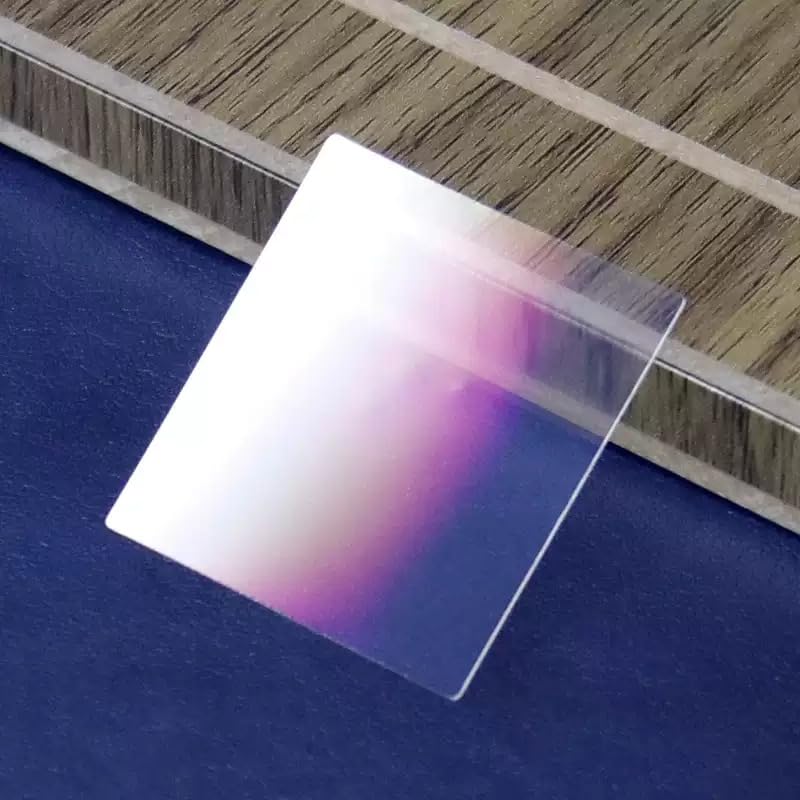 36X38mm Difracción Transmisión Retículo Espectrómetro Espectrómetro Espectroscopia Inspección de precisión Demostración didáctica Ayudas Material PET(100Lines)