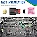 Lyxheth 2PCS Ignition Coil Connector Pigtail Harness, Ignition Coil Connection, 3 Way Ignition Coil & Sensor Connector Pigtail Kit Replacement for Ford Lincoln, Replaces OEM #9U2Z14S411EA,WPT931,S2280