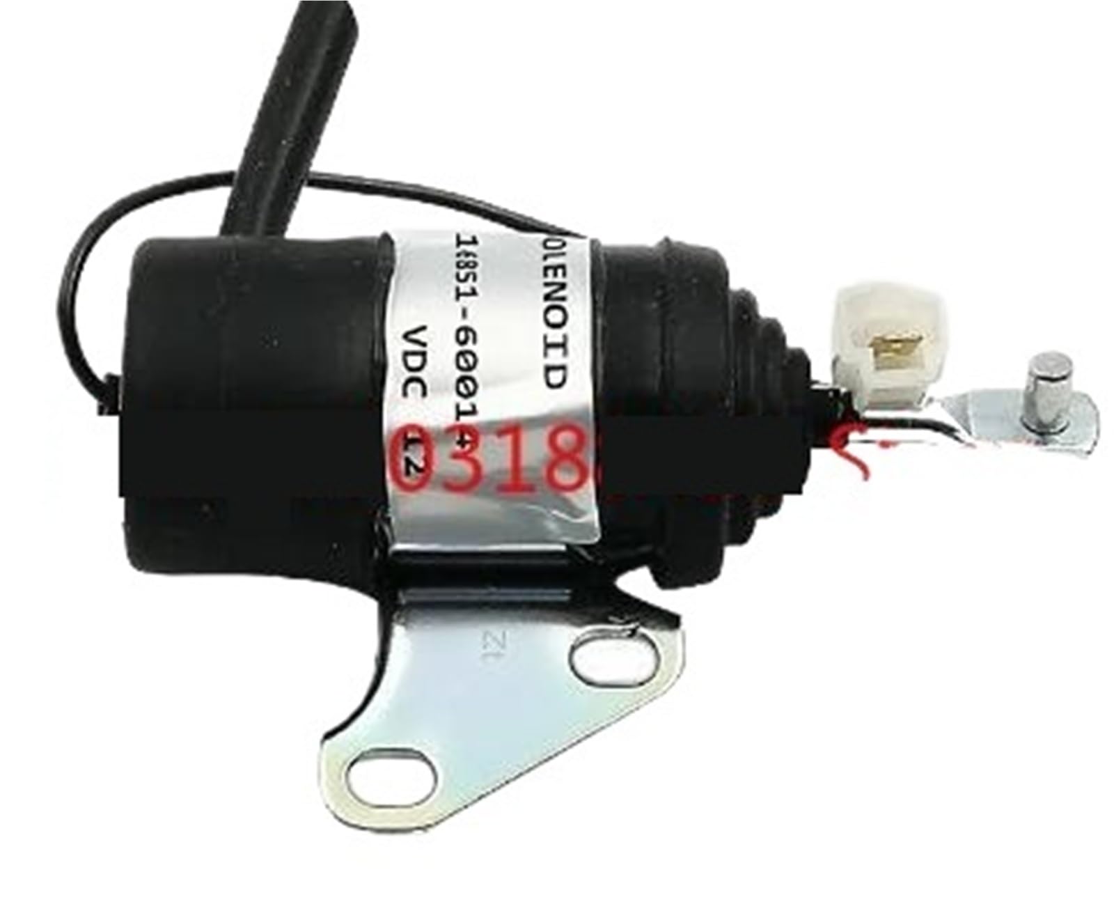 Solénoïde d'arrêt Kubota 12V pour réparer le système de coupure de tondeuse BX1830D