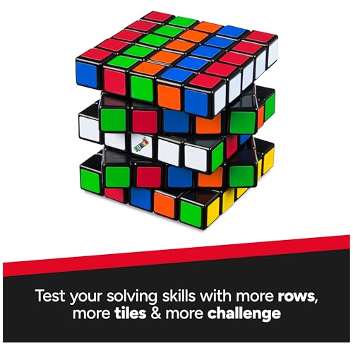 Image of Rubik's Cube, 5x5 Cube Color-Matching Puzzle Highly Complex Problem-Solving STEM Toy Brain Teaser Fidget Toy for Kids, for Ages 8 & Up