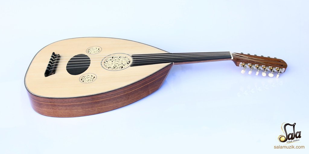 Turkish Professional Half Cut Electric Oud Ud String Instrument OUDE #4 - Image 2