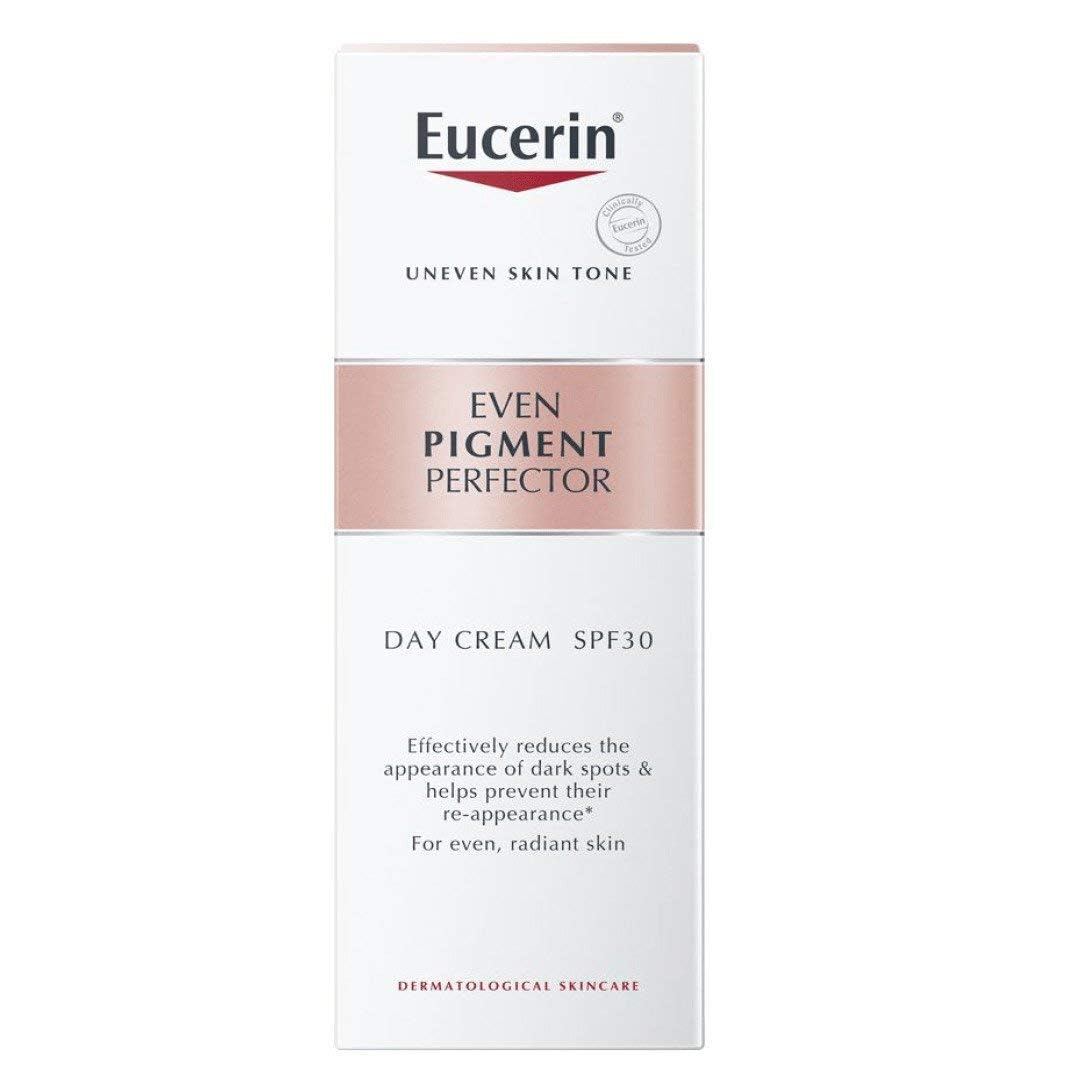 Eucerin Even Pigment Perfector Face Day Cream with Thiamidol, UVA & UVB Sun Protection, SPF 30, Reduces Pigment Spots & Prevent Their Reappearance, Instant Moisturizer for All Skin Types, 50ml