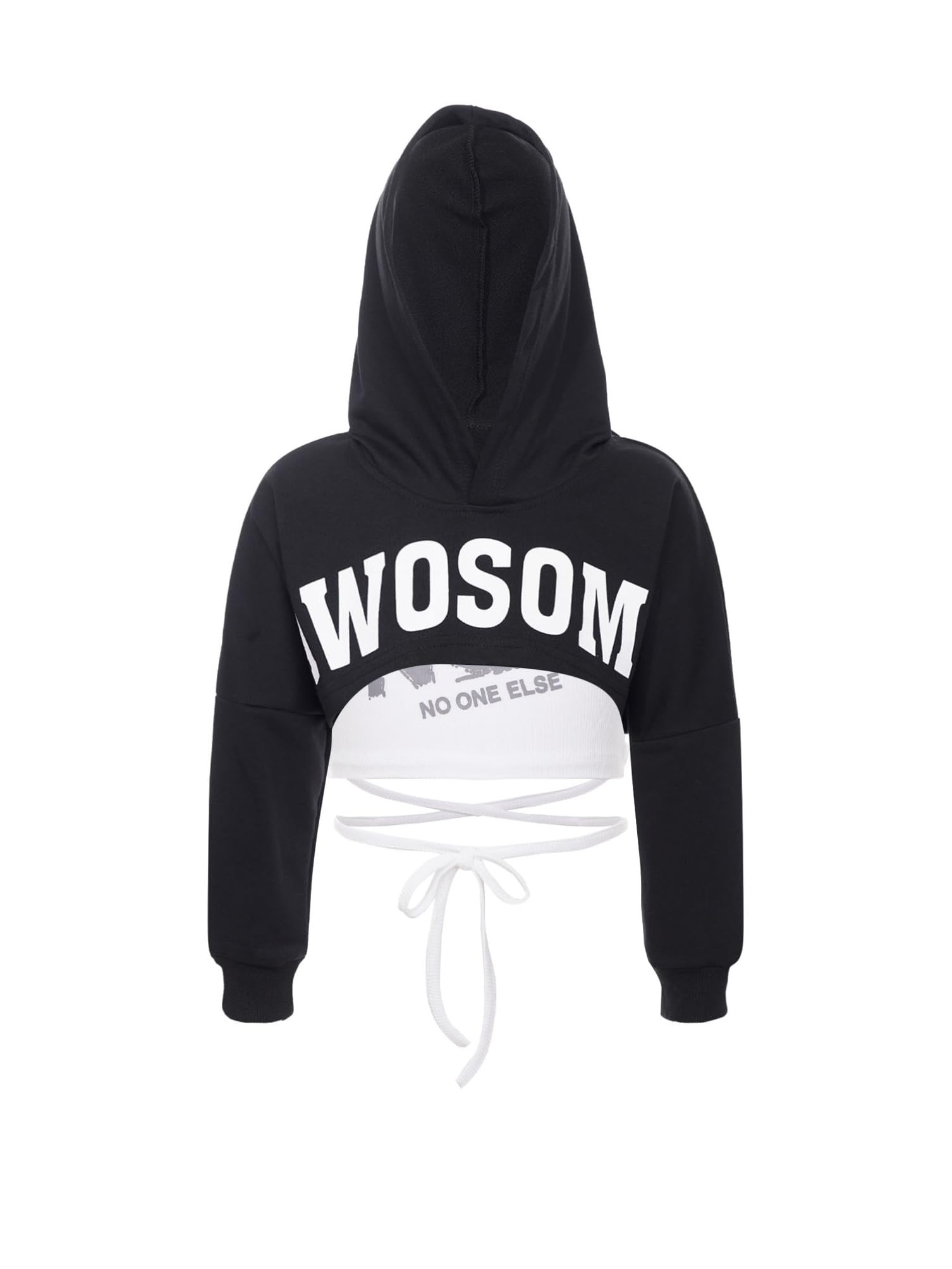 dPois Sudadera con Capucha Casual para Niña Sudadera con Estampado Mariposa Chándal Top Deportivo Camiseta Manga Larga Elegante Chica