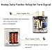 2PCS 12V Flasher Relay,Heavy Duty 2-Pin Turn Signal Relay Only for Repairing Halogen Bulb Frequent Flicker Problem,Two Prong Round Blinker Relays of Automotive Relays Car Accessories