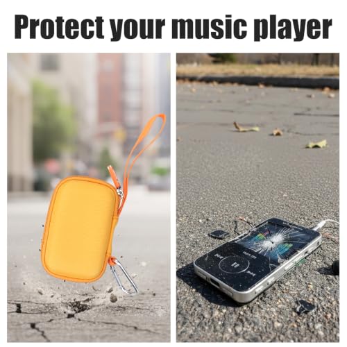 Image of Carrying Case for HiFi Walker H2 / SnowSky /FiiO Echo MINI /Surfans F20 / MECHEN M30 HiFi MP3 Music Player(Case Only) (Orange)
