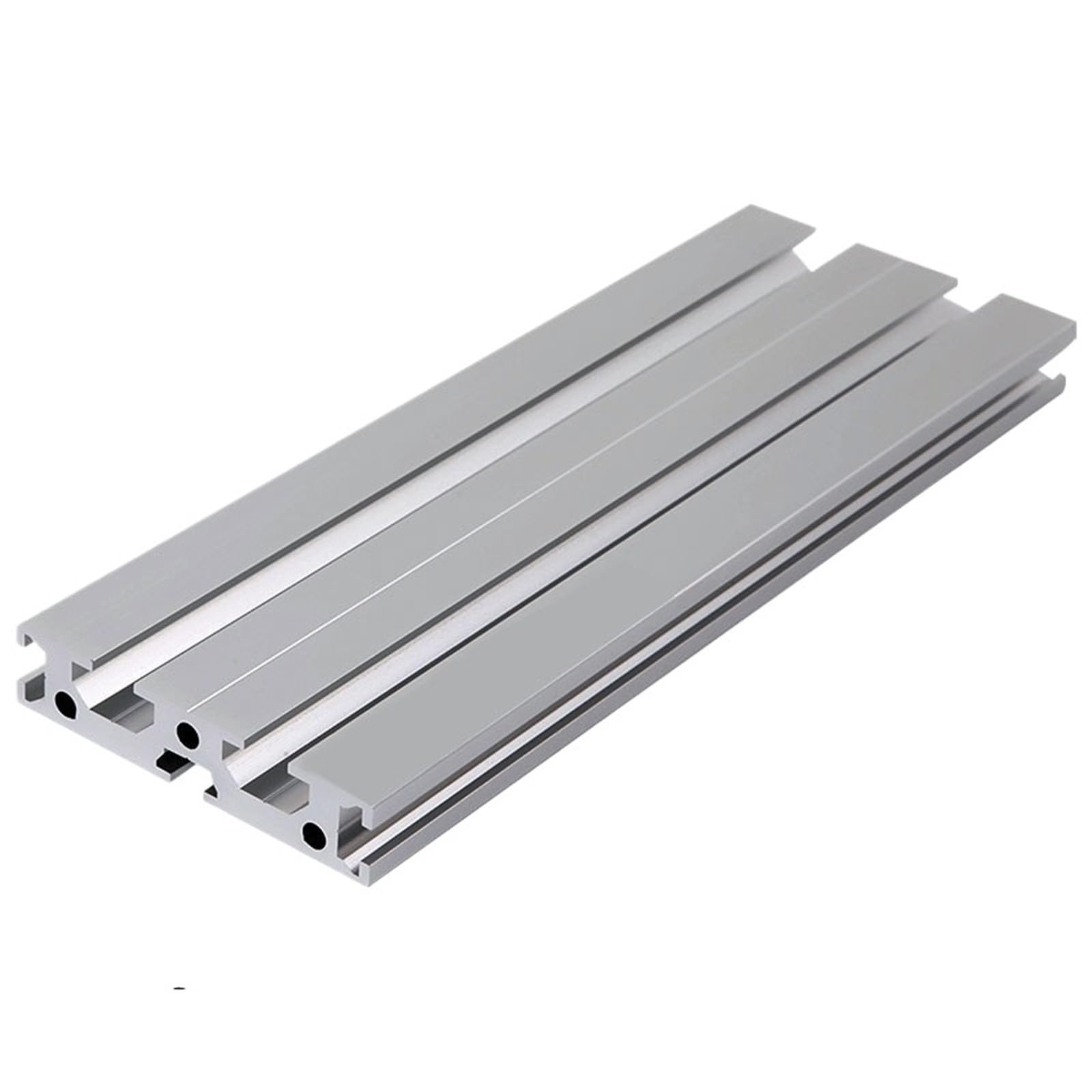 GTPBAO 2 pezzi 1570 Profilo estruso in alluminio 15x70mm Tubi quadrati anodizzati argento Telaio for ringhiere Strutture for mobili Binario estruso(1000mm long)