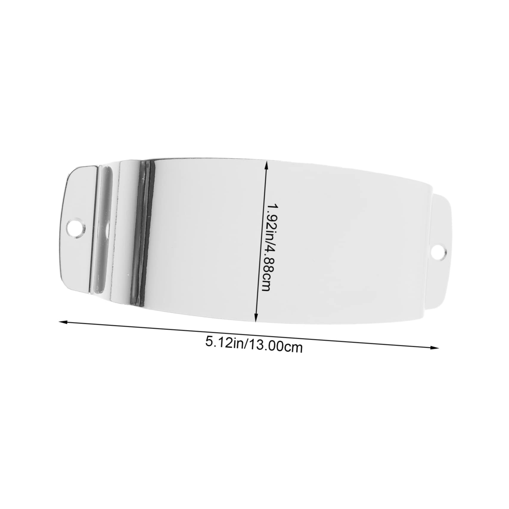 Yardwe Professional Bass Pickup Cover Zinc Alloy Easy Installation Bass Guitar Pickup Cover