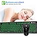 immagine 4UrChoiceLtd Combo Wireless Ricaricabile Tastiera e Mouse Combo Resistenza all'acqua 2.4 GHz Verde / Blu Backlit e Wireless Soundless Mouse con Nano USB Receiver per PC Laptop Mac (Nero)
