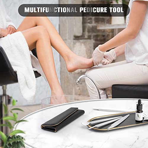 Image of FERYES Pedicure Knife Ingrown Toenail Kit, 4 PCS Professional Pedicure Tool Kit, Top Notch Foot Blade (Leather case included)