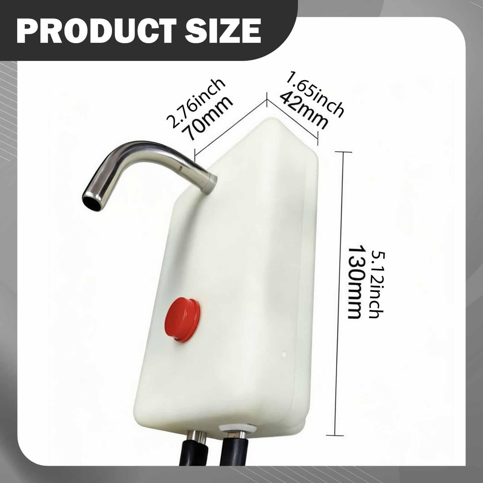 rockible Pompa Elettrica a Sifone USB con Adescamento Automatico, Pompa per Acqua Alimentare con Tubo Flessibile per La Produzione di Birra, Bevande, Grigliate