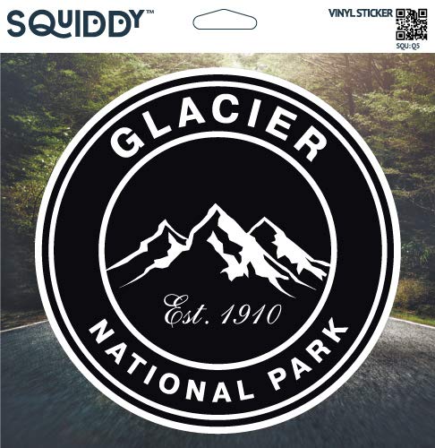Glacier National Park - Vinyl Sticker Decal for Phone, Laptop, Water Bottle (2" Tall)
