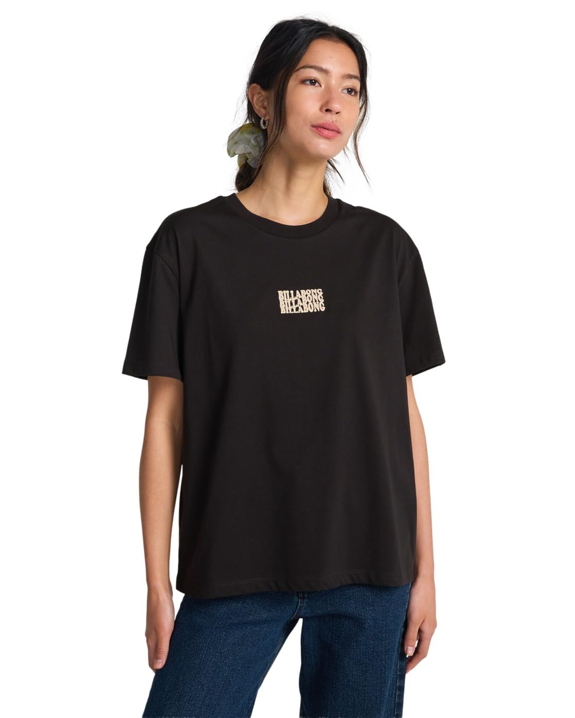 BILLABONG Short Sleeve T-Shirt in The Beyond Womens Black