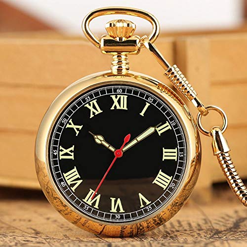 Reloj de bolsillo automático y dial mecánico luminoso para lucir con distinción en bodas