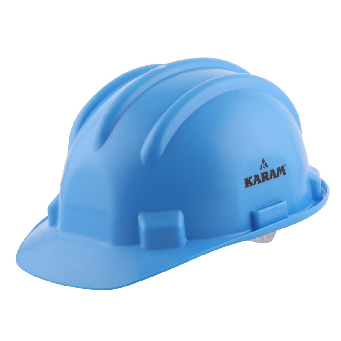 PN501 Safety Helmet for Men Industrial and Construction Use| Manual Adjustment Type with Adjustable Chin Strap| Triple Corrugation and is Certified Safety Helmet Star Blue