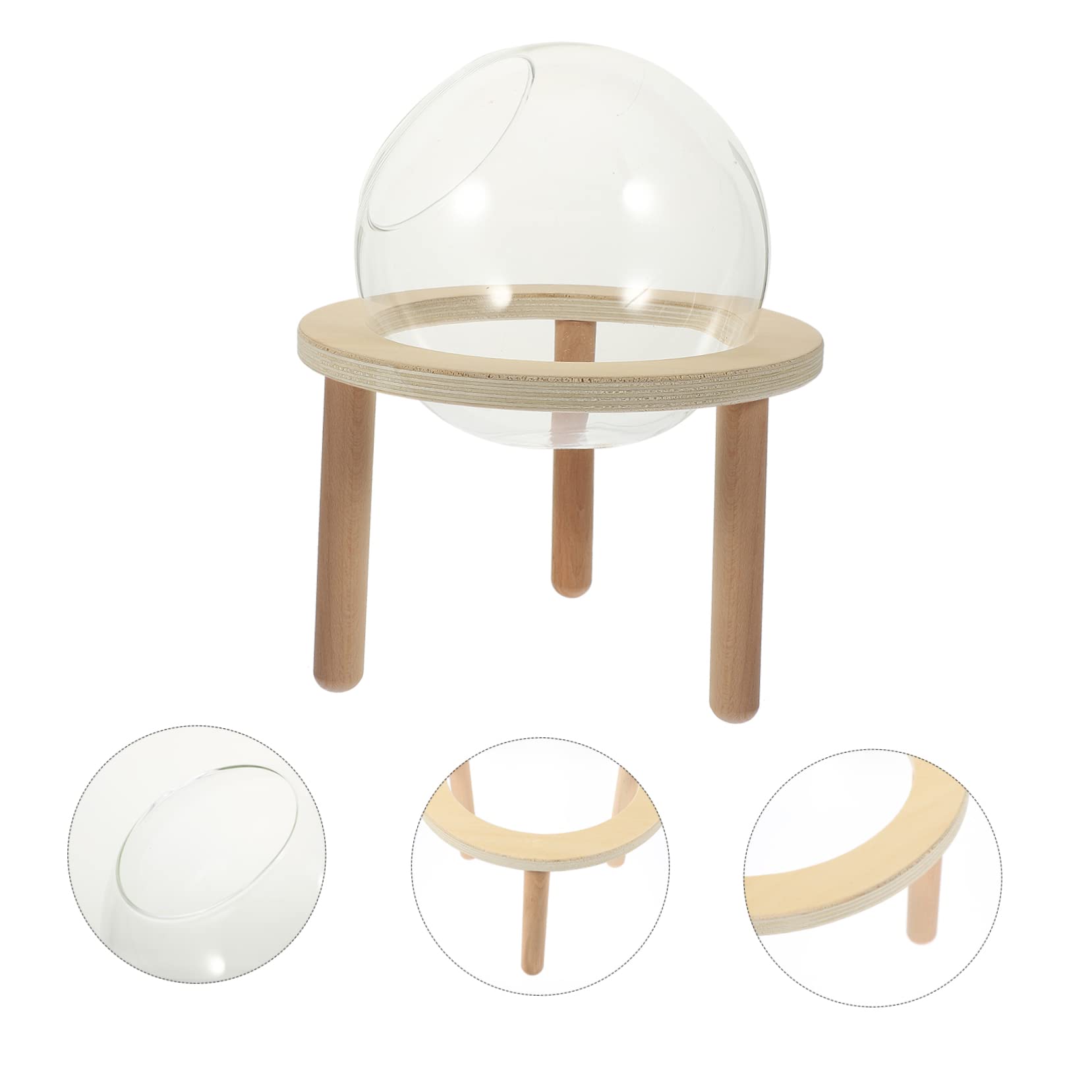 Transparentes Hamster Badezimmer aus Glas mit Verschleißfestem Sandbad für Kleines Haustier zur Nutzung im Haushalt und Baden