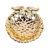 LIOOBO 北欧風セラミック宝トレー ジュエリー収納皿 ネックレスイヤリングリング用小物皿 おしゃれで耐久性のある装飾用小さなお盆