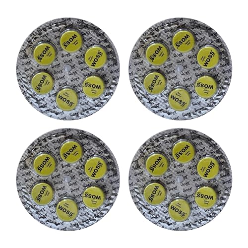 TIGER KING WOSS CREAM | For Men | Pack of 4 Strip (Yellow, 24 x 1.5 g)