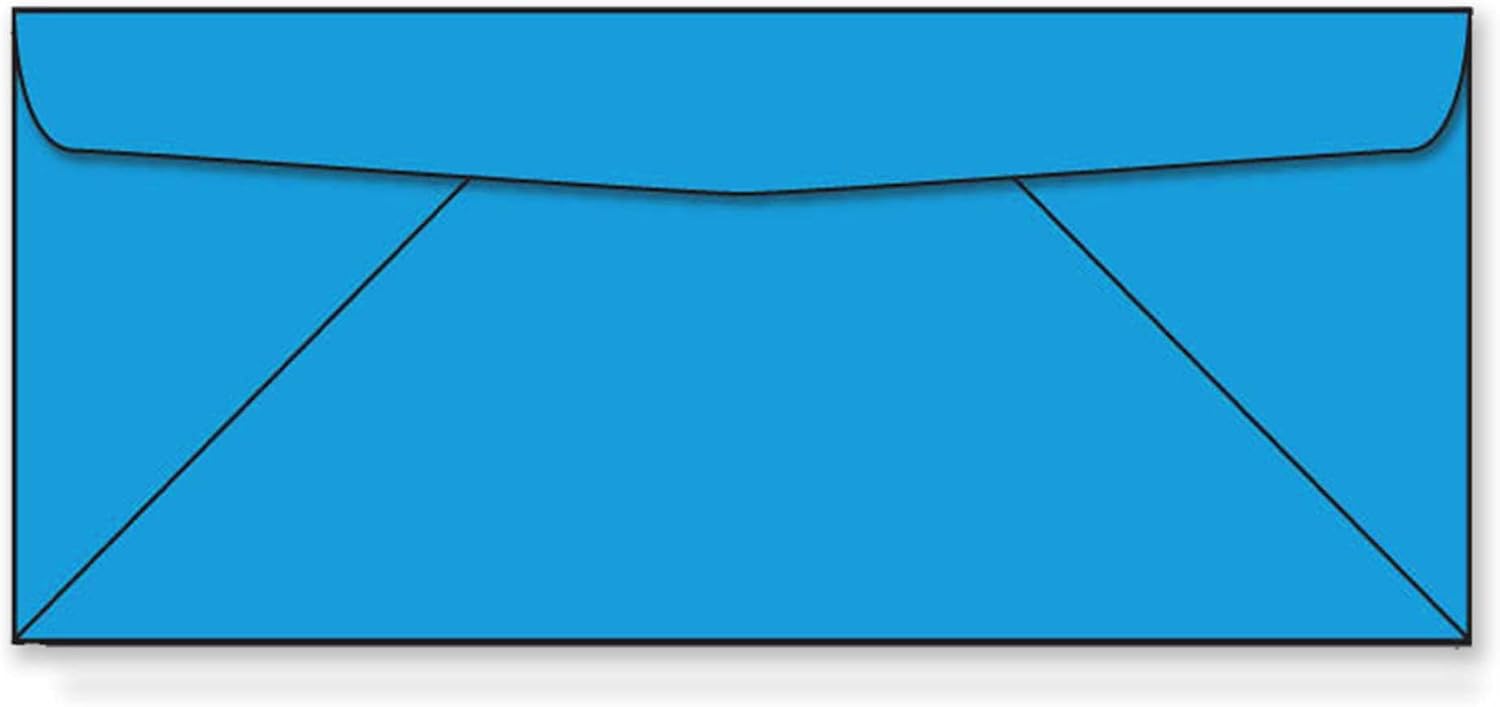 Celestial Blue 10 Business Envelopes 500 Envelopes