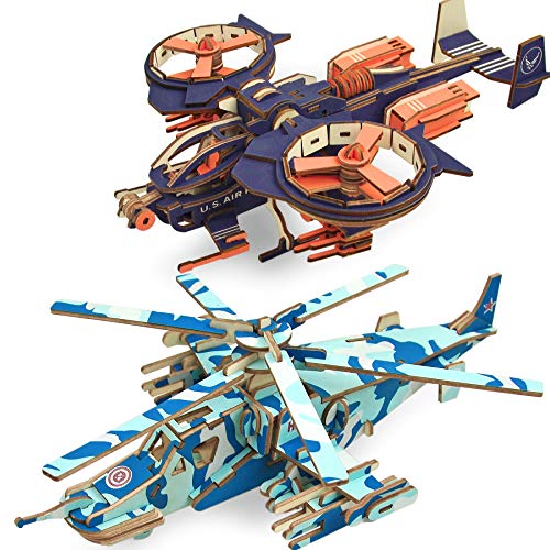 Cool Kids 3D Puzzles Set For Boys 12-14 Years Old- Diy Wooden Crafts Fighters, Attractive Gifts For Birthday, Holiday And Party (Fighters) #TOP28