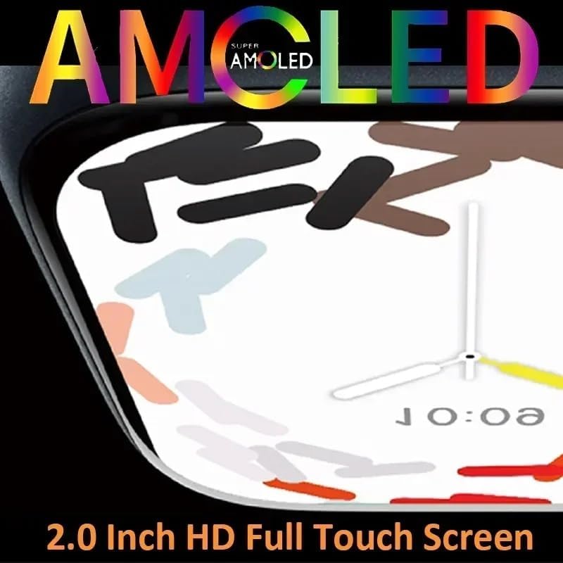 Close-up of SUUNY H12 Smartwatch AMOLED screen