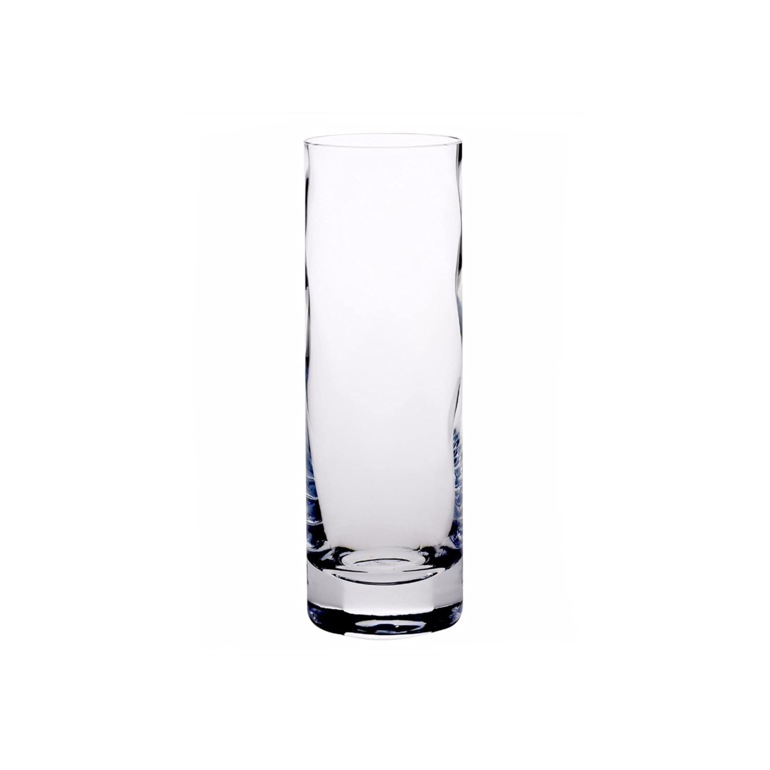 LaModaHome Optical Turkish Drinking Glass with Heavy Base, Premium Quality Tall Highball for Water, Raki, Juice, Cocktail, Liquid Drink, Narrow Thin Glassware Service for Guests, Dinner, Lunch