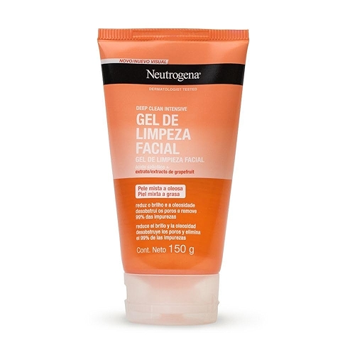 Gel de Limpeza Facial Neutrogena Deep Clean Intensive Grapefruit, 150g Gel de Limpeza Facial Neutrogena Deep Clean Intensive Grapefruit, 150g