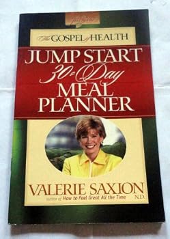 Paperback Jumpstart 30 Day Meal Planner (The Gospel of Healt Book