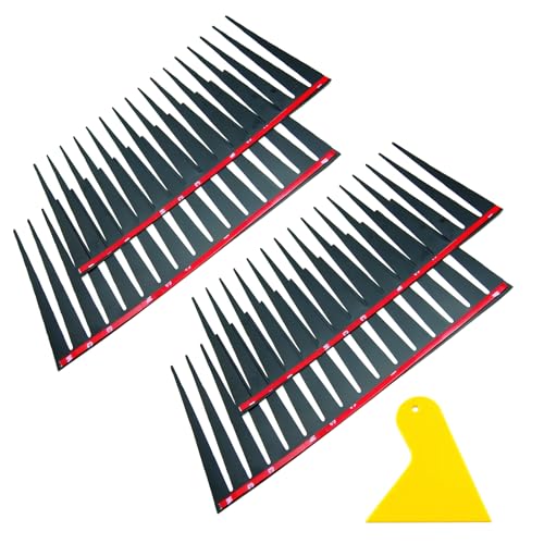 VOSSOT 2 Paires Cils de Voiture Autocollants Noirs, Autocollant Décoratifs pour Voitures, Autocollants 3D pour Cils de Voiture, Décorations Amusantes pour...