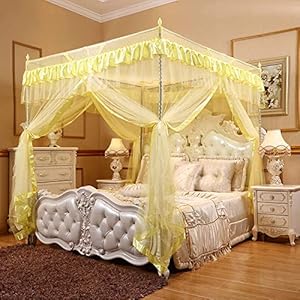 MRKU 4Corners Moskitonetz für Himmelbetten