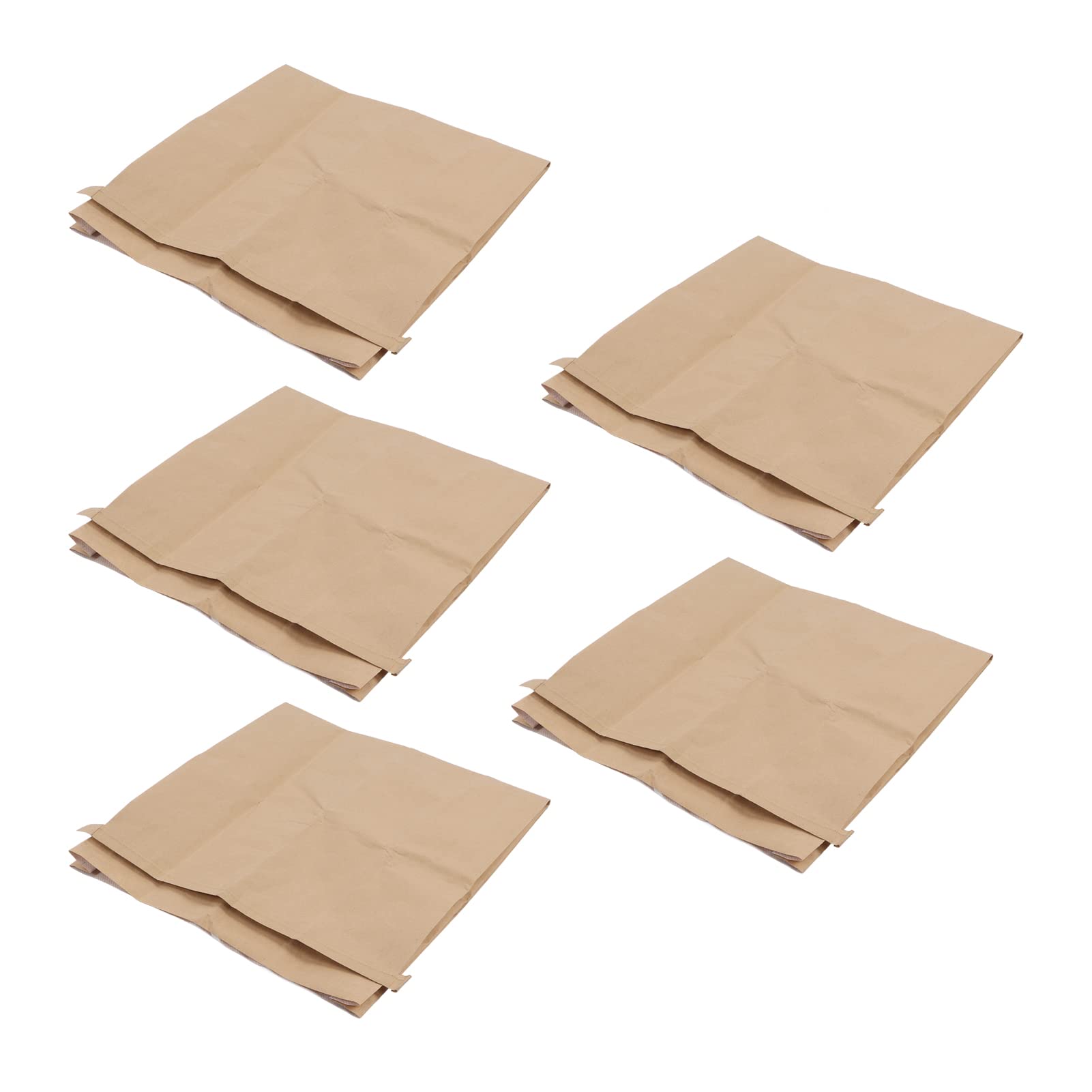 Worek do przechowywania liści, 5 szt. Worek tkany z papieru pakowego Wodoodporny worek do przechowywania liści 100X50 cm do ogrodu w domu Trawnik na dziedzińcu