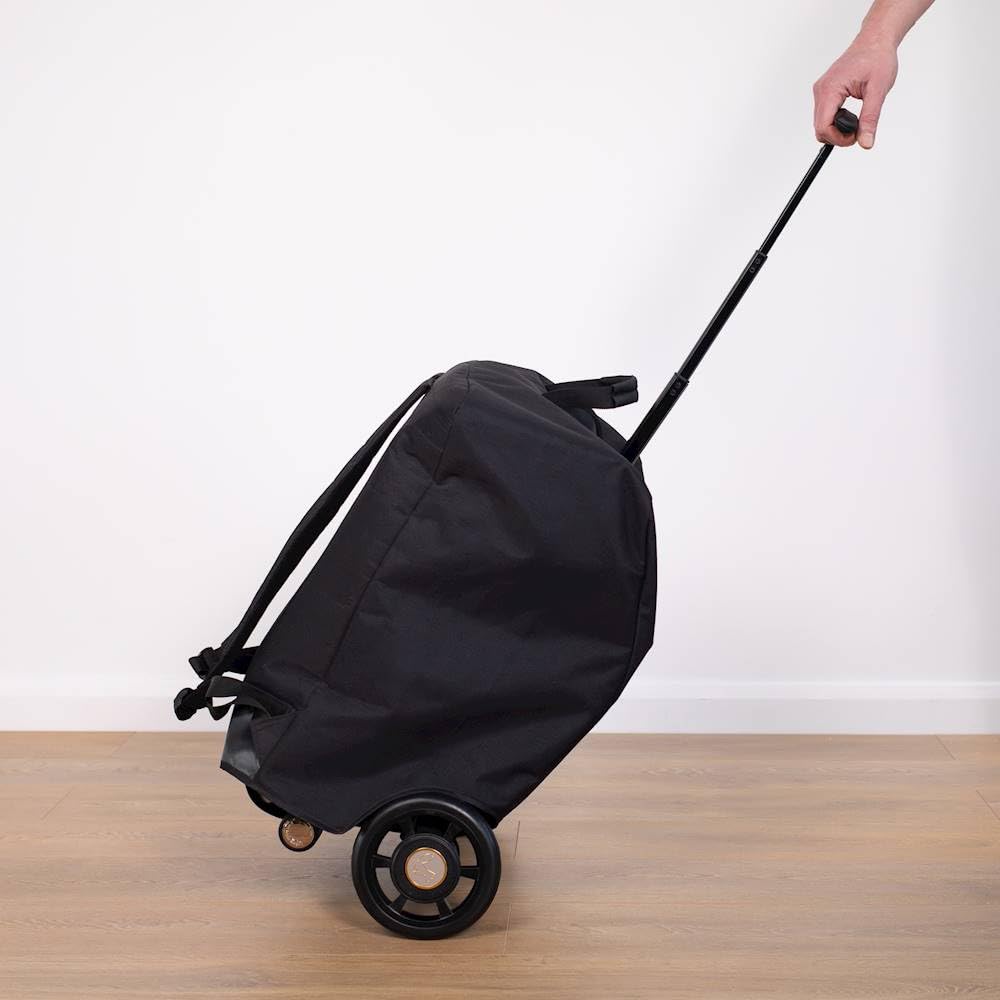 Cosatto Kinderwagentasche – für Woosh 4, Yo & Woosh Trail – Kinderwagen-Organizer-Tasche – Reisetasche – Kinderwagen-Zubehör – wasserabweisend – Schwarz